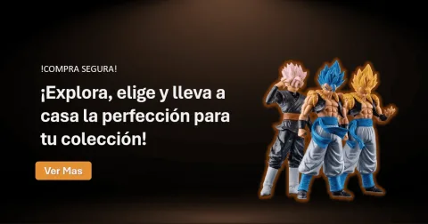 Figuras de colección Dragon Ball: Goku Black, Gogeta y Gogeta Blue